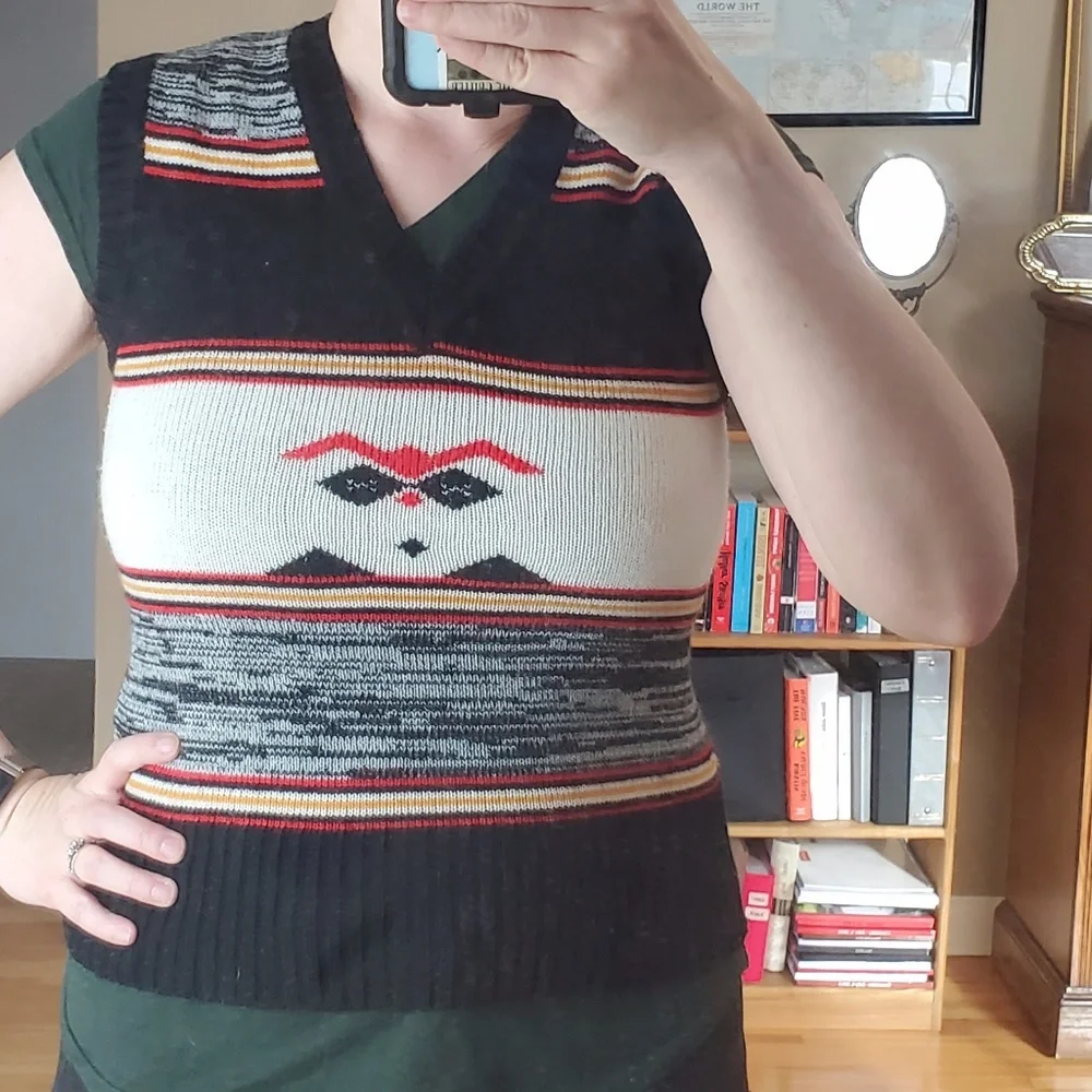 Vintage Sweater Vest sz S - Picture 5 of 5